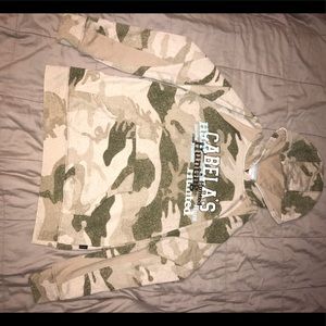 Women’s Cabela’s camo hoodie